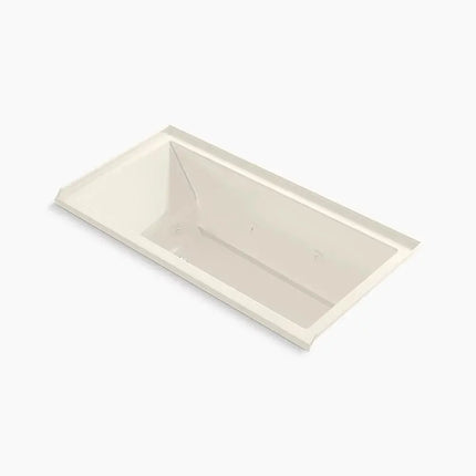 Kohler Underscore 60" x 30" drop-in/alcove heated whirlpool bath, right drain K-1167-JRH-96 - Plumbing Market
