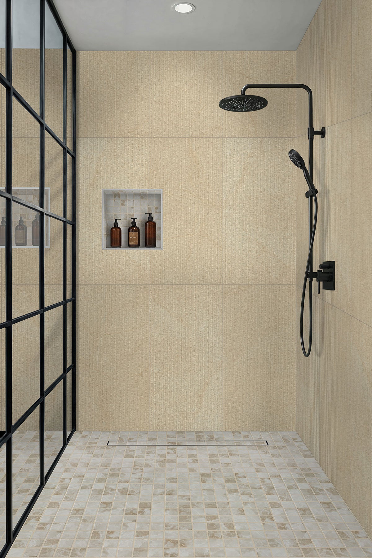 MSI Terra Onyx 2 x 2 Matte Porcelain mosaic (SMOT-PT-TERONY-2X2M) – MSI room scene (bathroom)