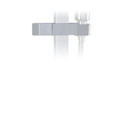 ALT Handshower Holder for Square Shower Rails 60644 in Polished Chrome