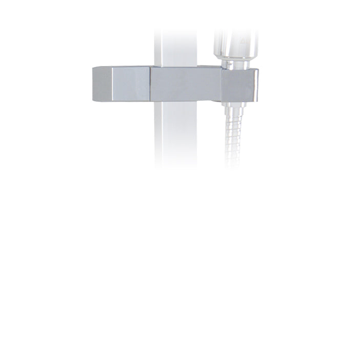 ALT Handshower Holder for Square Shower Rails 60644 in Polished Chrome