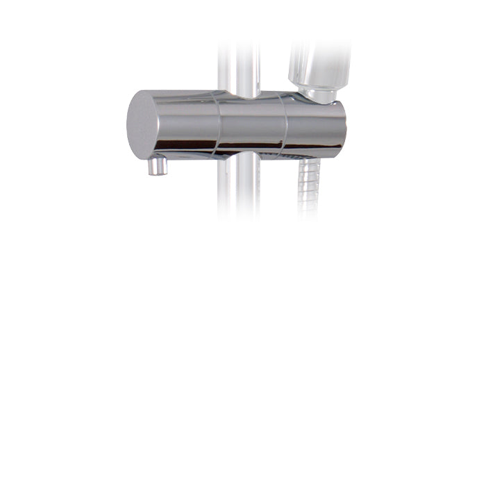 ALT Handshower Holder for Round Shower Rails 90639 in Polished Chrome