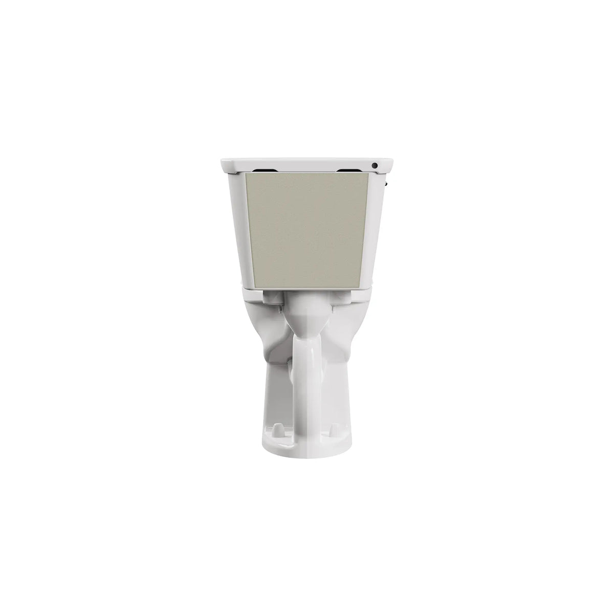American Standard Cadet PRO 1.28 gpf elongated toilet - rear view showing lined tank