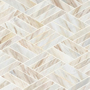 MSI Angora Rhombus Polished Marble mosaic (SMOT-ANGORA-RHO10MM) – MSI product image