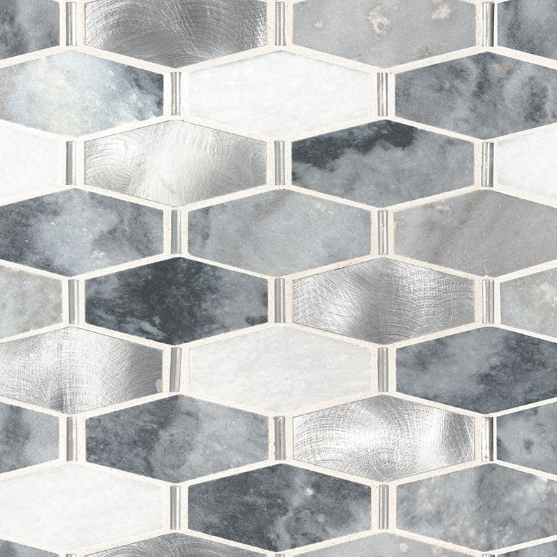MSI Ankara Polished Stone Metal mosaic (SMOT-SMTL-ANKARA6MM) – MSI product image