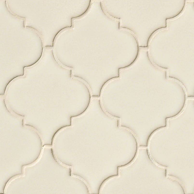 MSI Antique White Arabesque Glossy Ceramic mosaic (SMOT-PT-AW-ARABESQ) – MSI product image