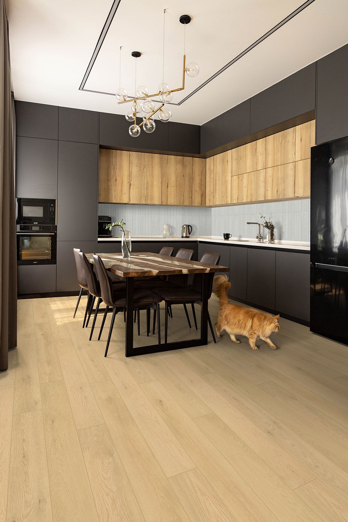MSI Arabescato Venato White 4 x 12 Honed Marble tile (TARAVEN412SLTH) – MSI room scene (kitchen)
