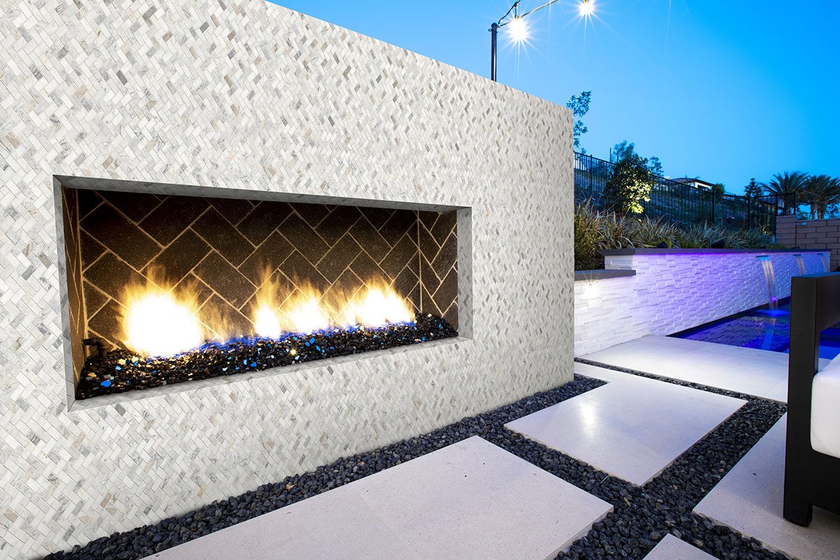 MSI Arabescato Venato White 1 x 2 Honed Marble mosaic (SMOT-ARAVEN-1X2HBH) – MSI room scene