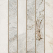 MSI Arabescato Venato White 2 x 12 Honed Marble mosaic (SMOT-ARAVEN-2X12STH) – MSI product image