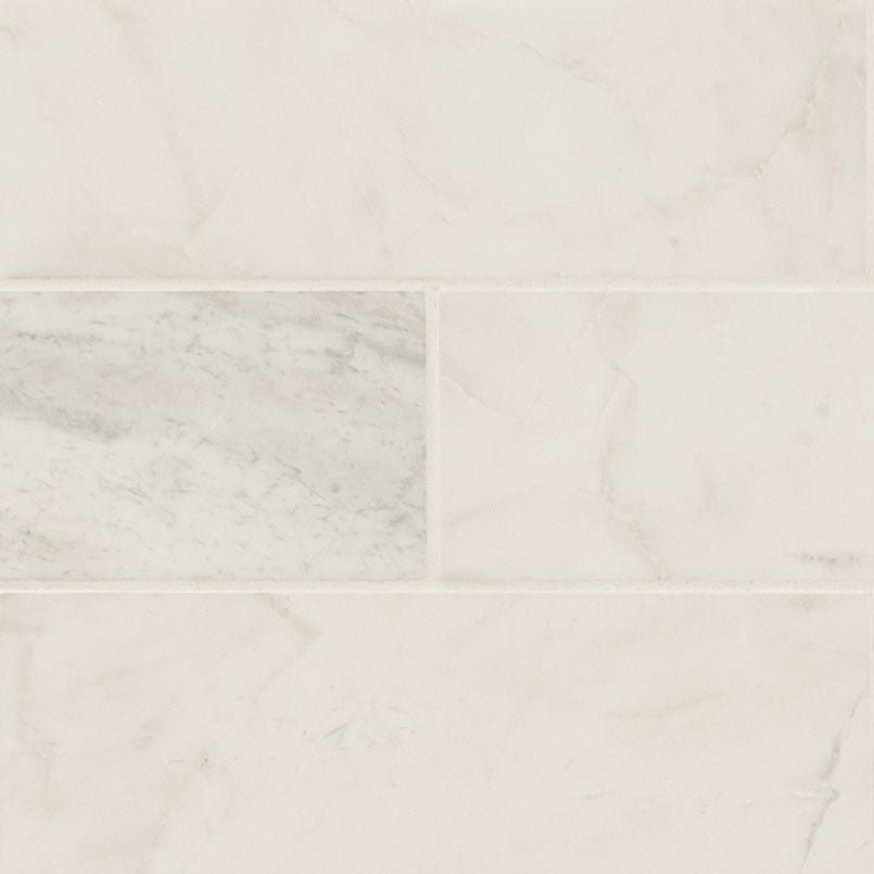 MSI Arabescato Venato White 4 x 12 Honed Marble tile (TARAVEN412H) – MSI product image