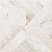 MSI Surfaces  3D View Arabescato Venato Argyle Geometric Pattern Tile