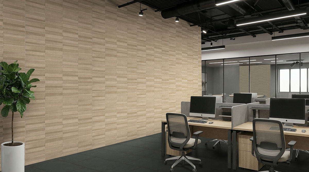 MSI Architecta Graphite 12 x 24 Matte Porcelain tile (NARCGRA1224) – MSI room scene