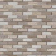 MSI Arctic Storm 0.625 x 2 Honed Marble mosaic (SMOT-AS-10MM) – MSI product image