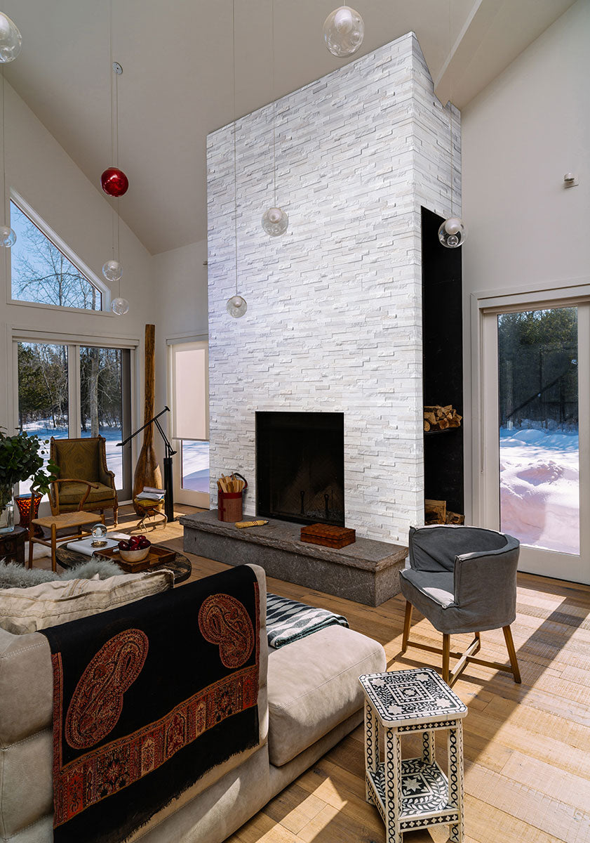 MSI Arctic White Multi Finish stacked stone 6 x 18 (LPNLMARCWHI618COR-MULTI)