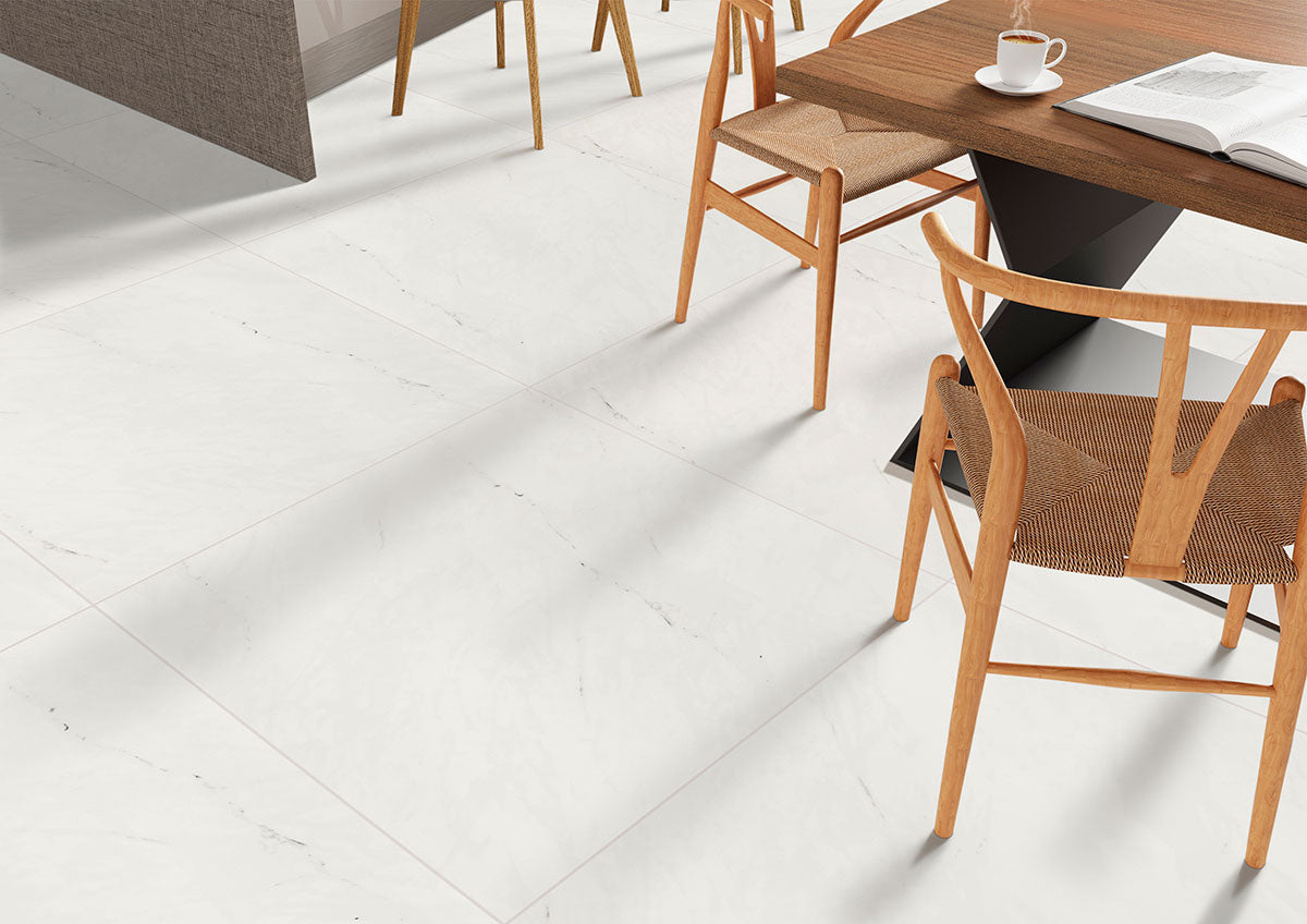 MSI Aria Ice 24 x 48 Polished Porcelain tile (NARICE2448P) – MSI room scene