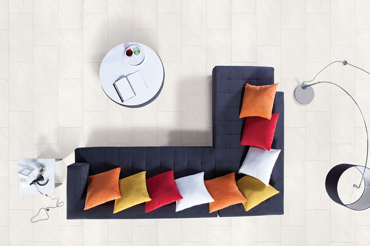 MSI Aria Ice 24 x 48 Polished Porcelain tile (NARICE2448P) – MSI room scene