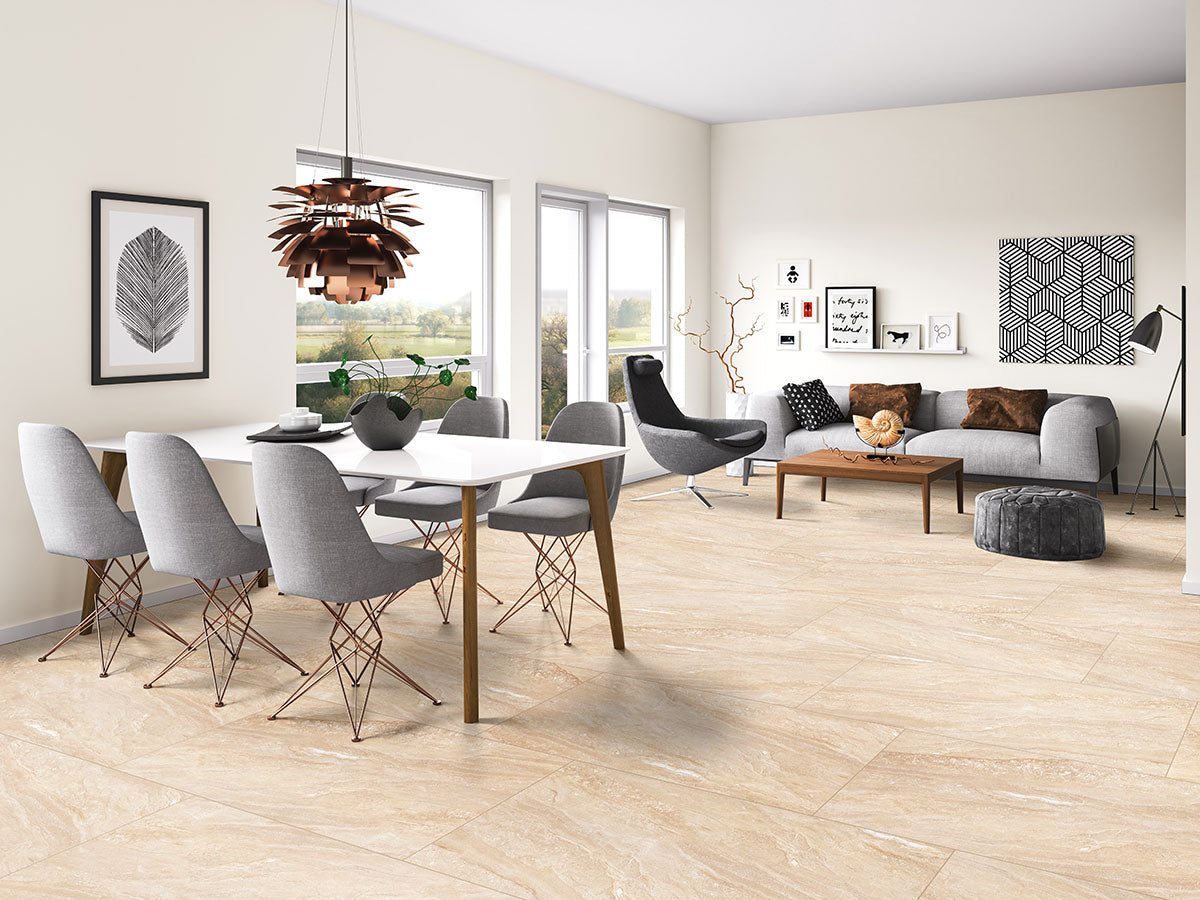 MSI Aria Oro 2 x 4 Polished Porcelain mosaic (NARIORO2X4P) – MSI room scene