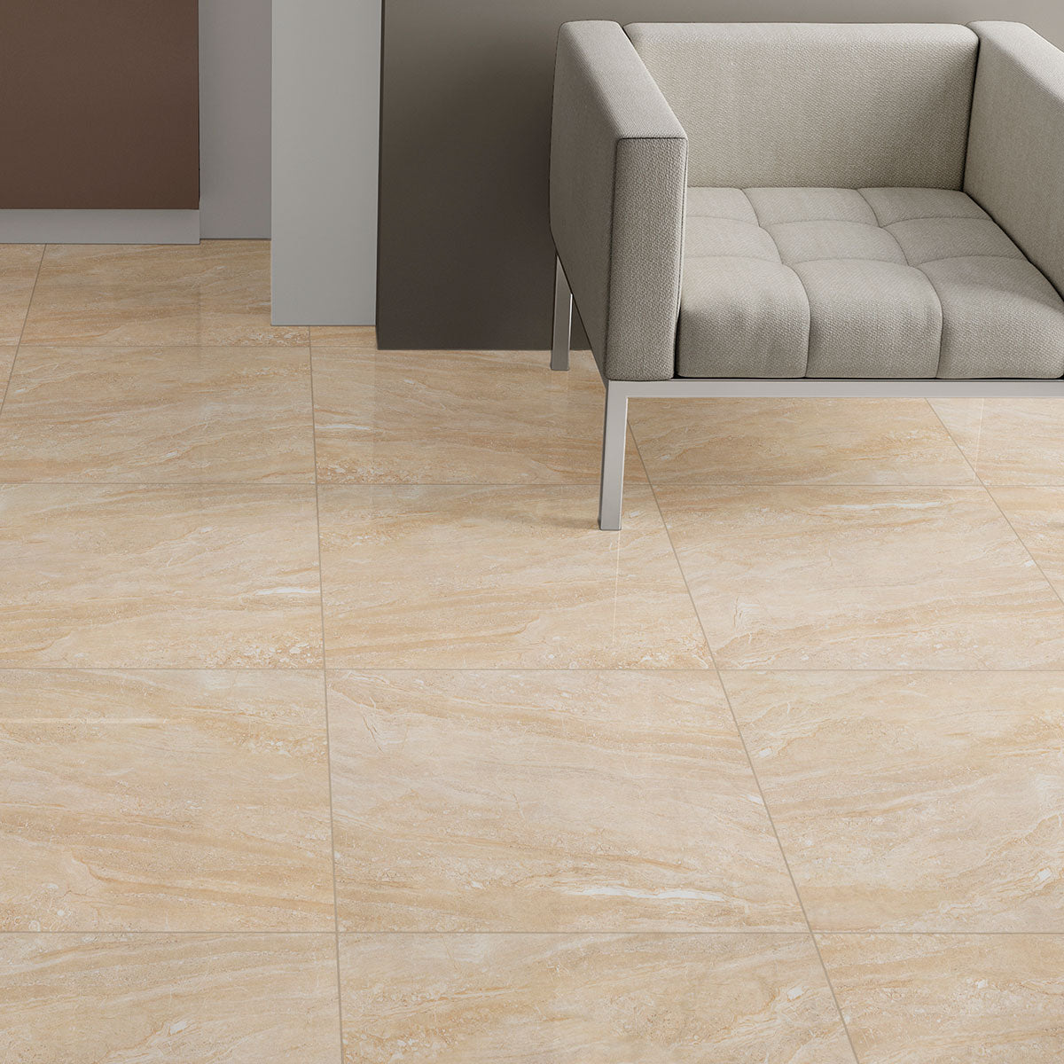 MSI Aria Oro 2 x 4 Polished Porcelain mosaic (NARIORO2X4P) – MSI room scene