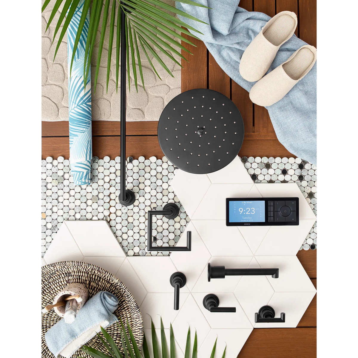 Moen Mosaic Body Spray TS1422 in Matte Black (TS1422BL) - view 12