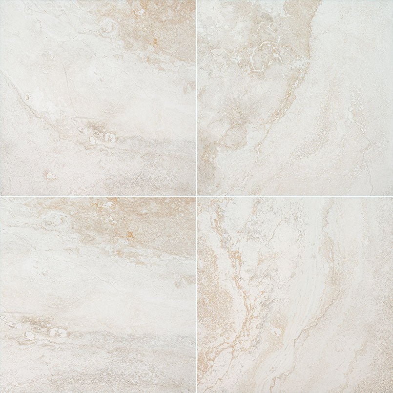 MSI Living Style Travertino 24 x 24 Matte Porcelain tile (NLIVSTYTRA2424) – MSI product image