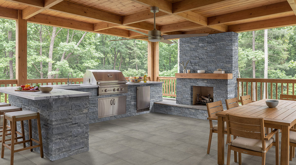 MSI Beton Grey 13 x 24 Matte Porcelain pool coping (LCOPNBETGRE1324) – MSI room scene