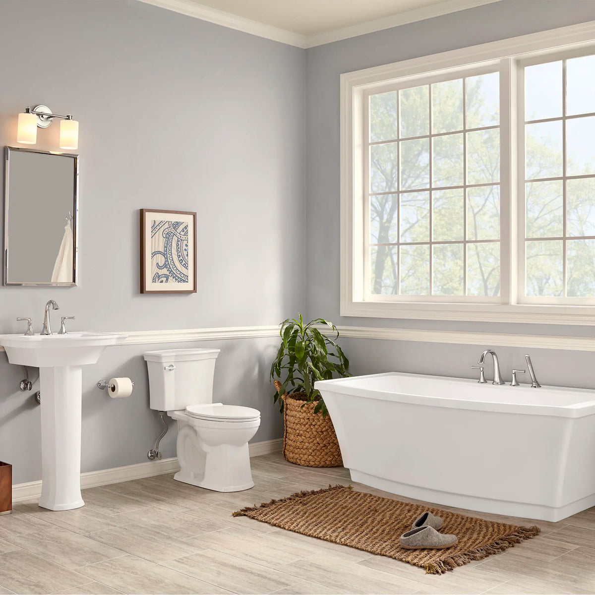 American Standard Estate Pedestal Sink Leg 0029000 - product view