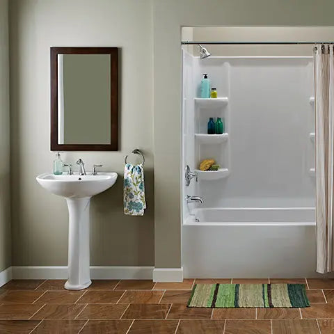 American Standard Cadet 8-Inch Widespread Pedestal Sink Top - product view
