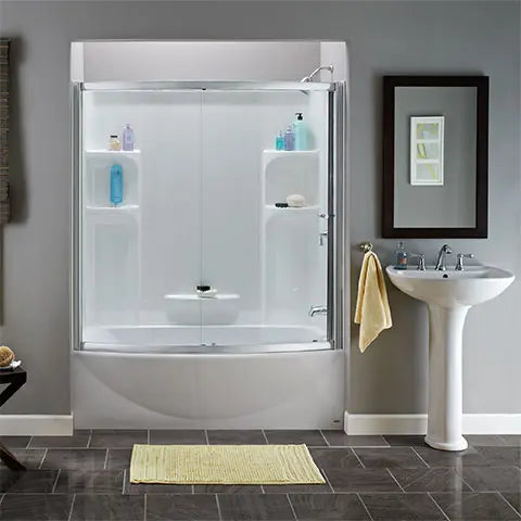 American Standard Cadet 8-Inch Widespread Pedestal Sink Top - details