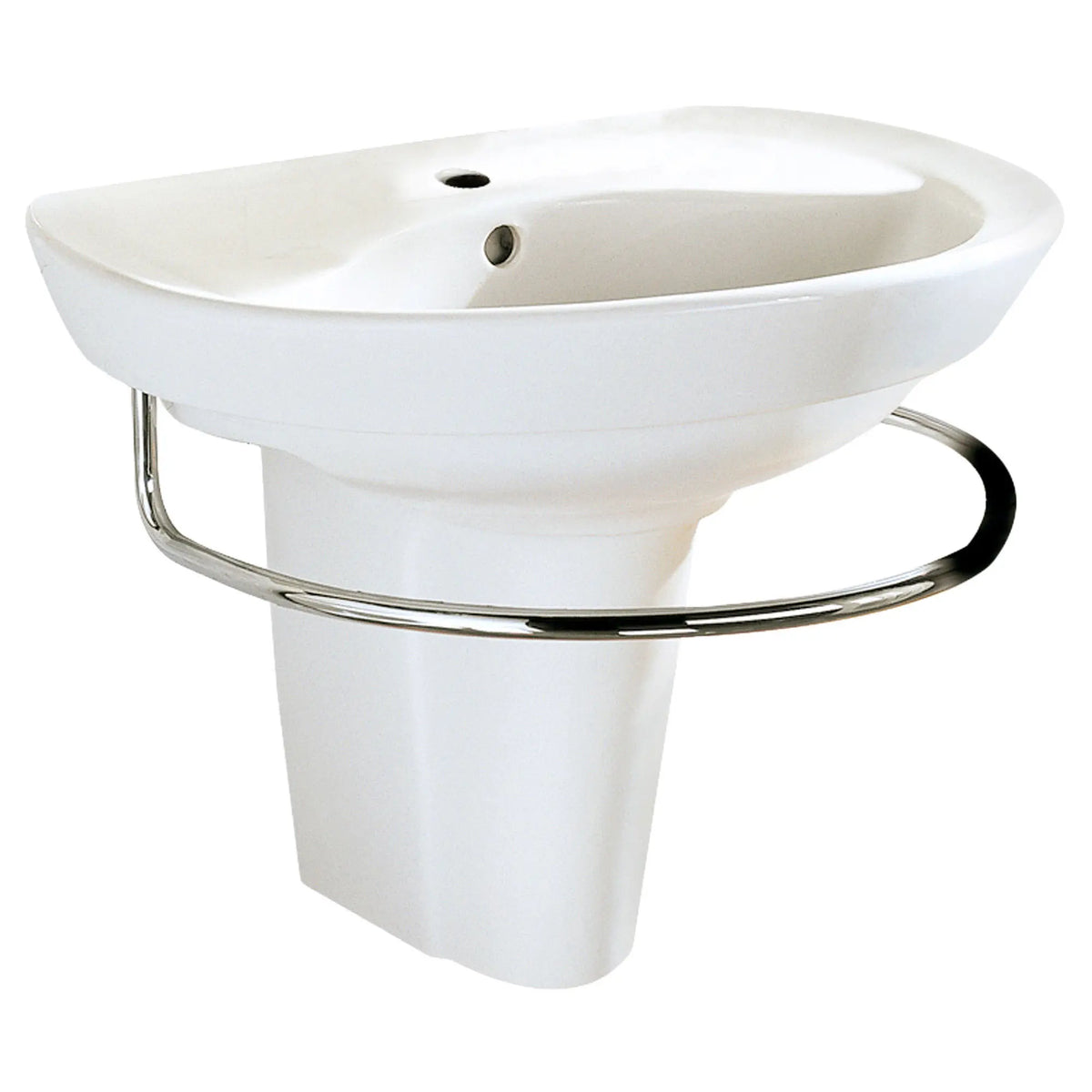 American Standard Ravenna Center Hole Only Wall-Hung Sink and Semi-Pedestal Leg Combination - details