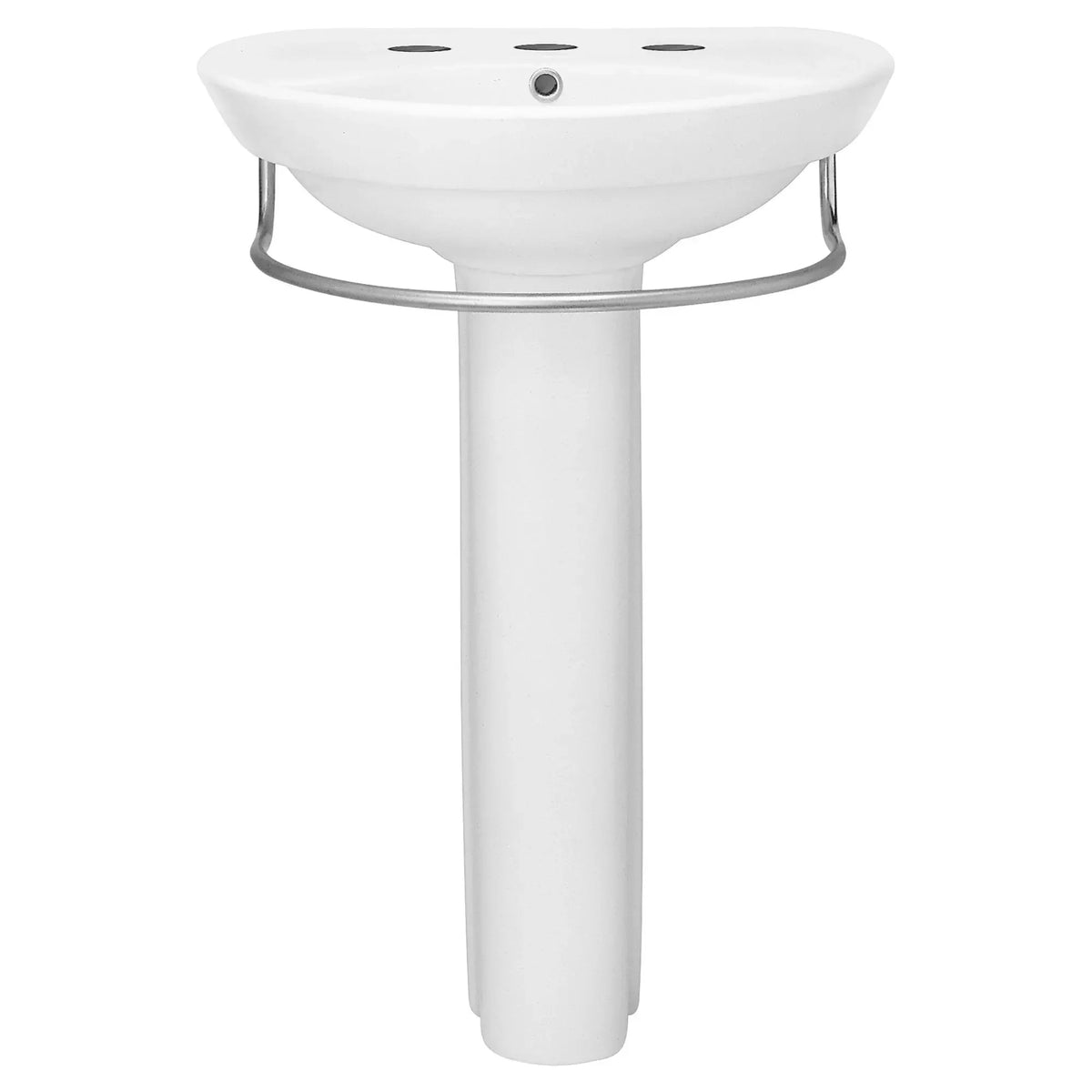 American Standard Ravenna 8-Inch Widespread Pedestal Sink Top and Leg Combination - White