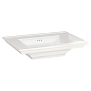 American Standard Town Square S Center Hole Only Pedestal Sink Top - White