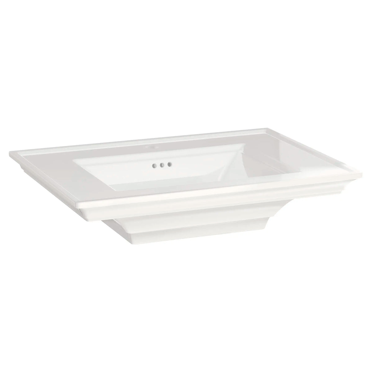 American Standard Town Square S Center Hole Only Pedestal Sink Top - White