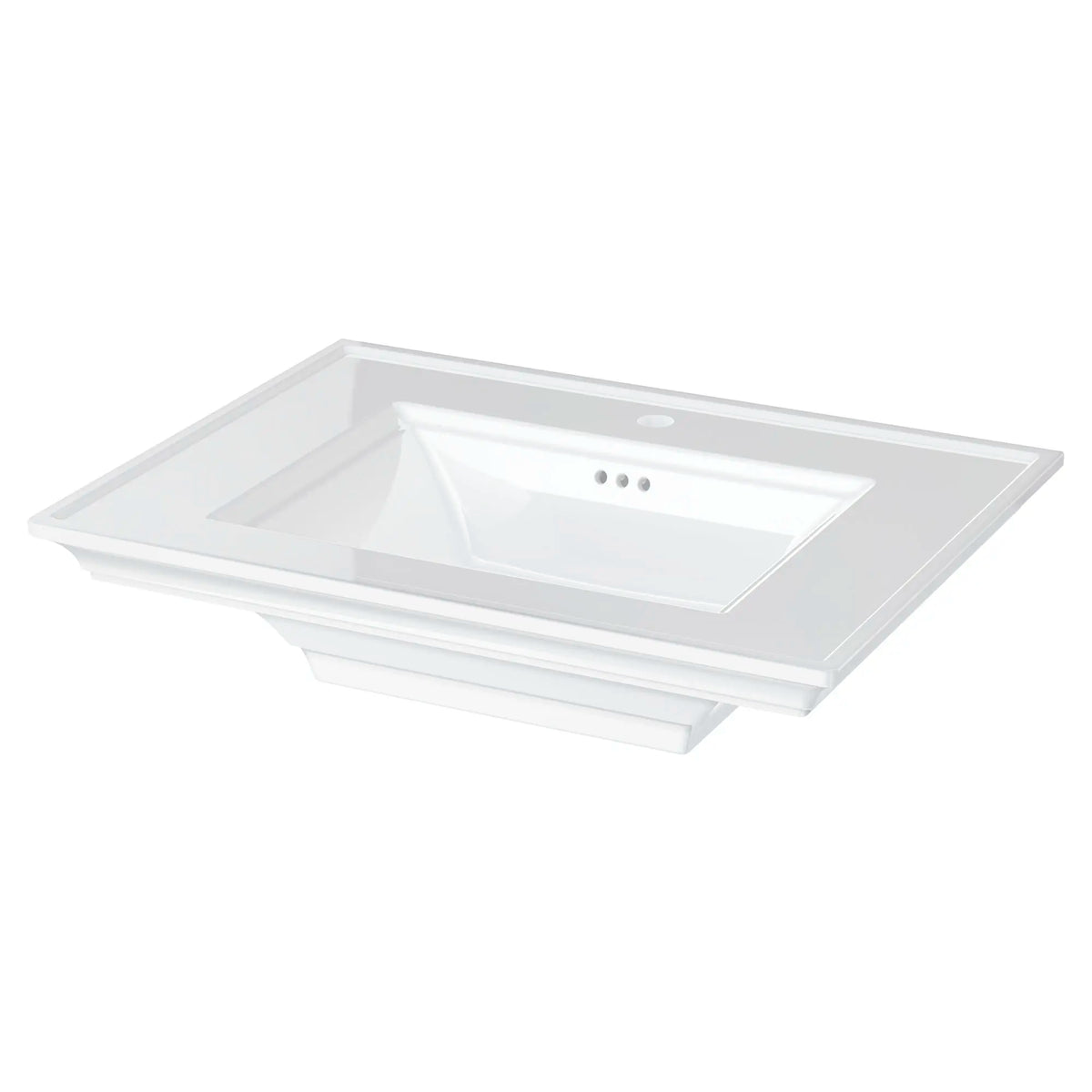 American Standard Town Square S Center Hole Only Pedestal Sink Top - details