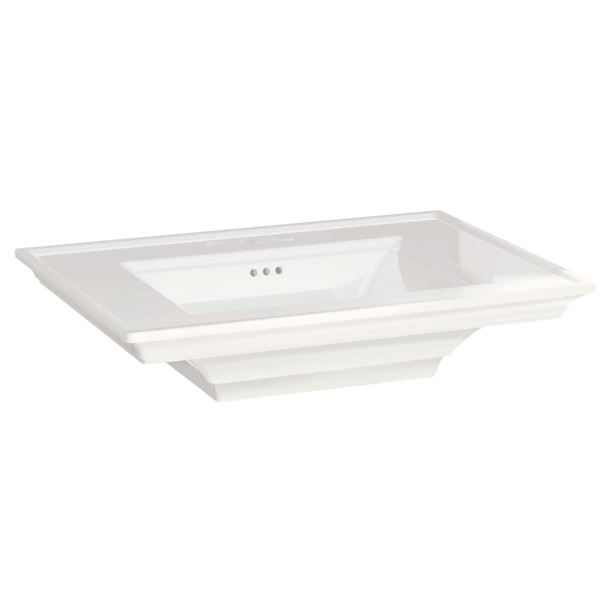 American Standard Town Square S 4-Inch Centerset Pedestal Sink Top - White