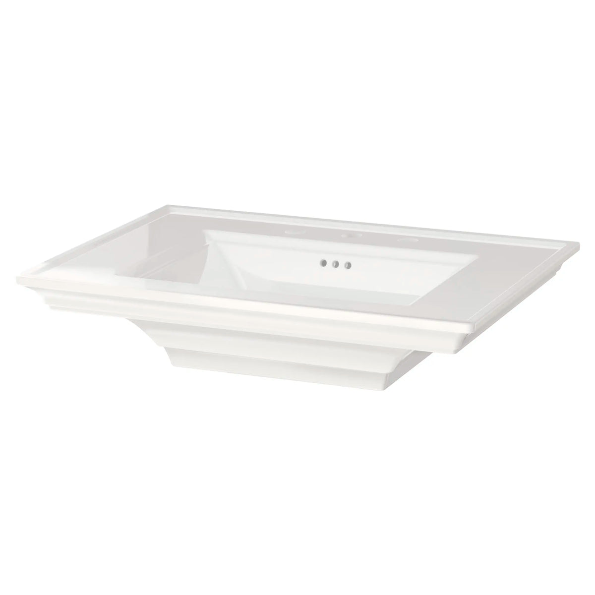 American Standard Town Square S 8-Inch Widespread Pedestal Sink Top - details
