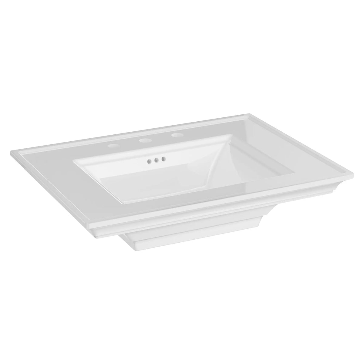 American Standard Town Square S 8-Inch Widespread Pedestal Sink Top - details