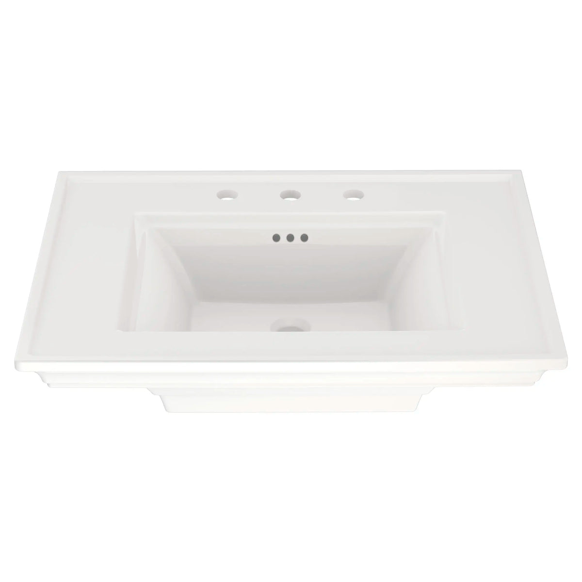 American Standard Town Square S 8-Inch Widespread Pedestal Sink Top - details