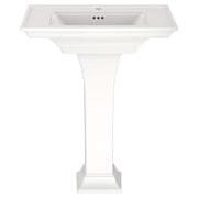American Standard Town Square S Center Hole Only Pedestal Sink Top and Leg Combination - White