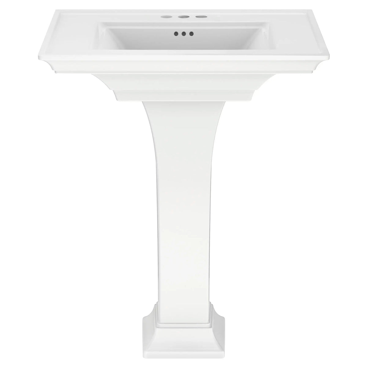 American Standard Town Square S 4-Inch Centerset Pedestal Sink Top and Leg Combination - White