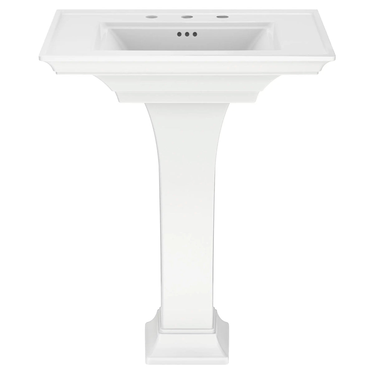 American Standard Town Square S 8-Inch Widespread Pedestal Sink Top and Leg Combination - product view
