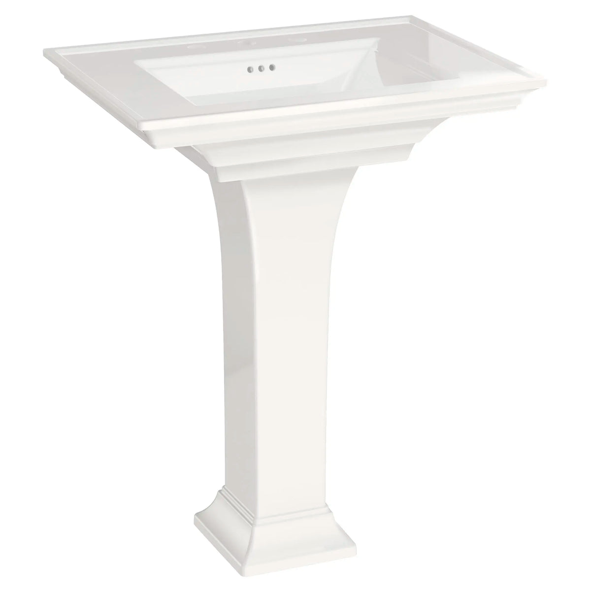 American Standard Town Square S 8-Inch Widespread Pedestal Sink Top and Leg Combination - details