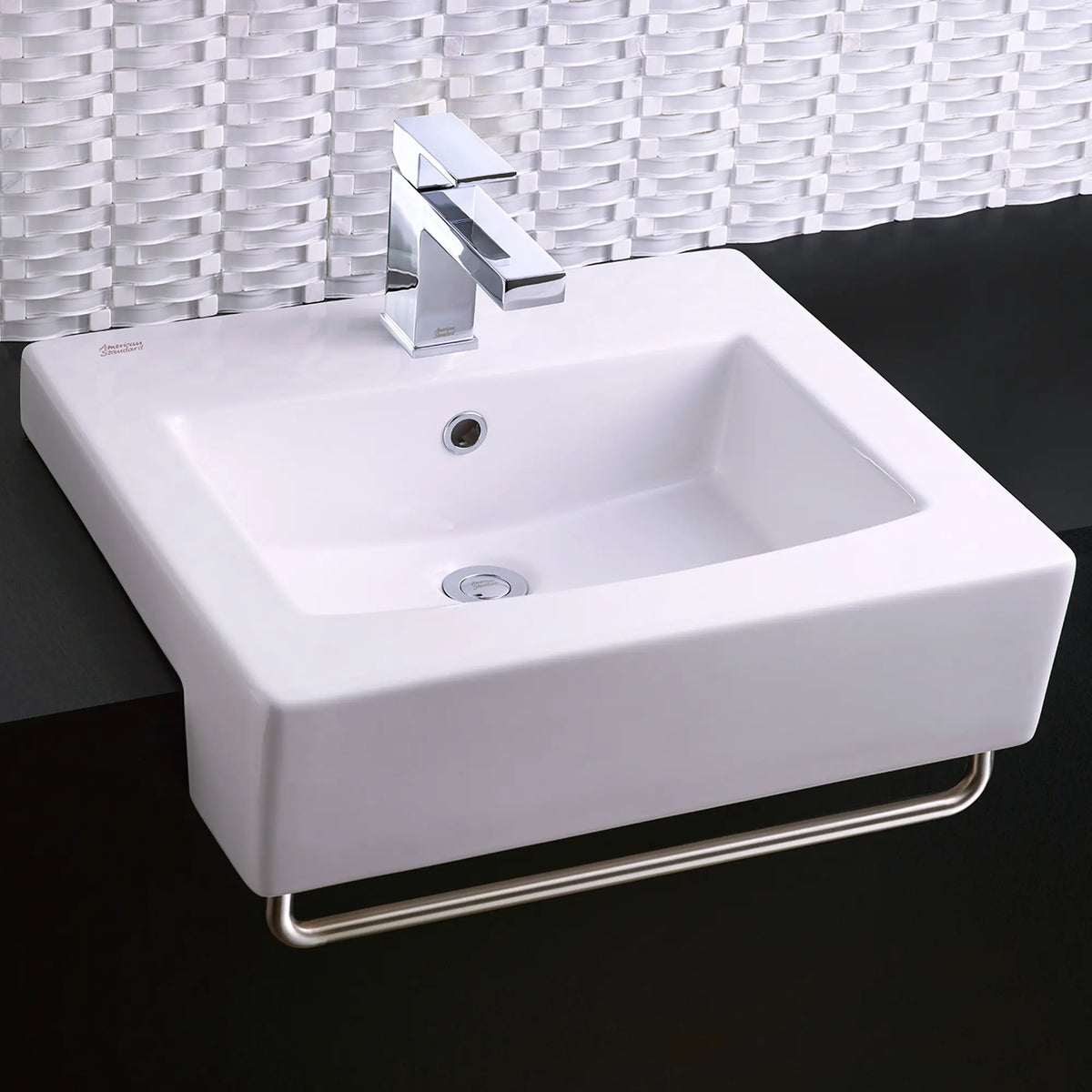 American Standard Boxe Semi-Countertop Sink With Center Hole Only - details