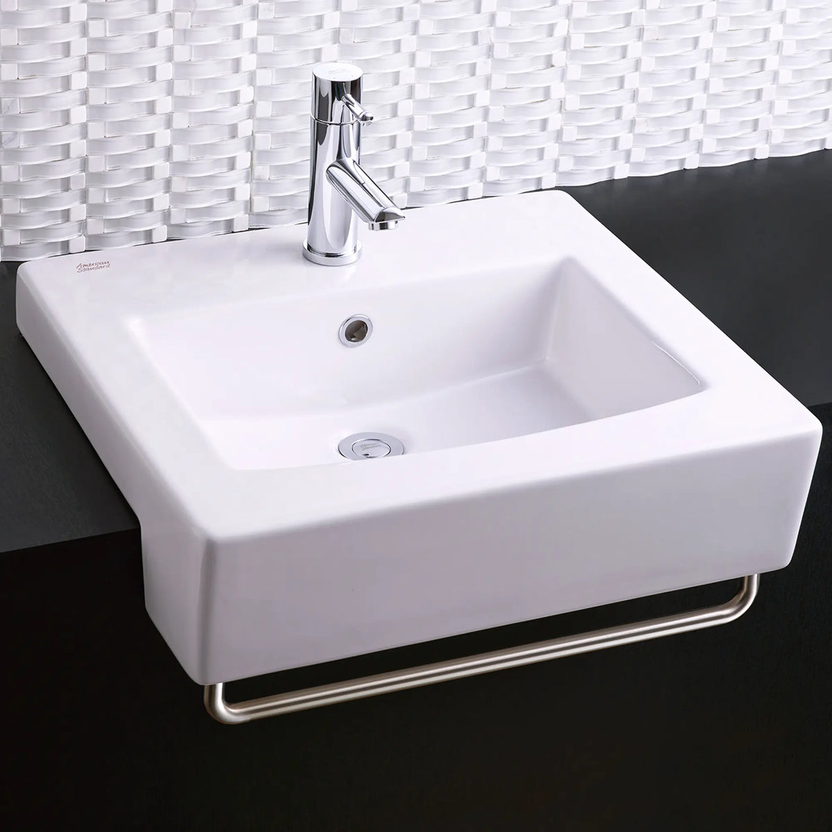 American Standard Boxe Semi-Countertop Sink With Center Hole Only - details