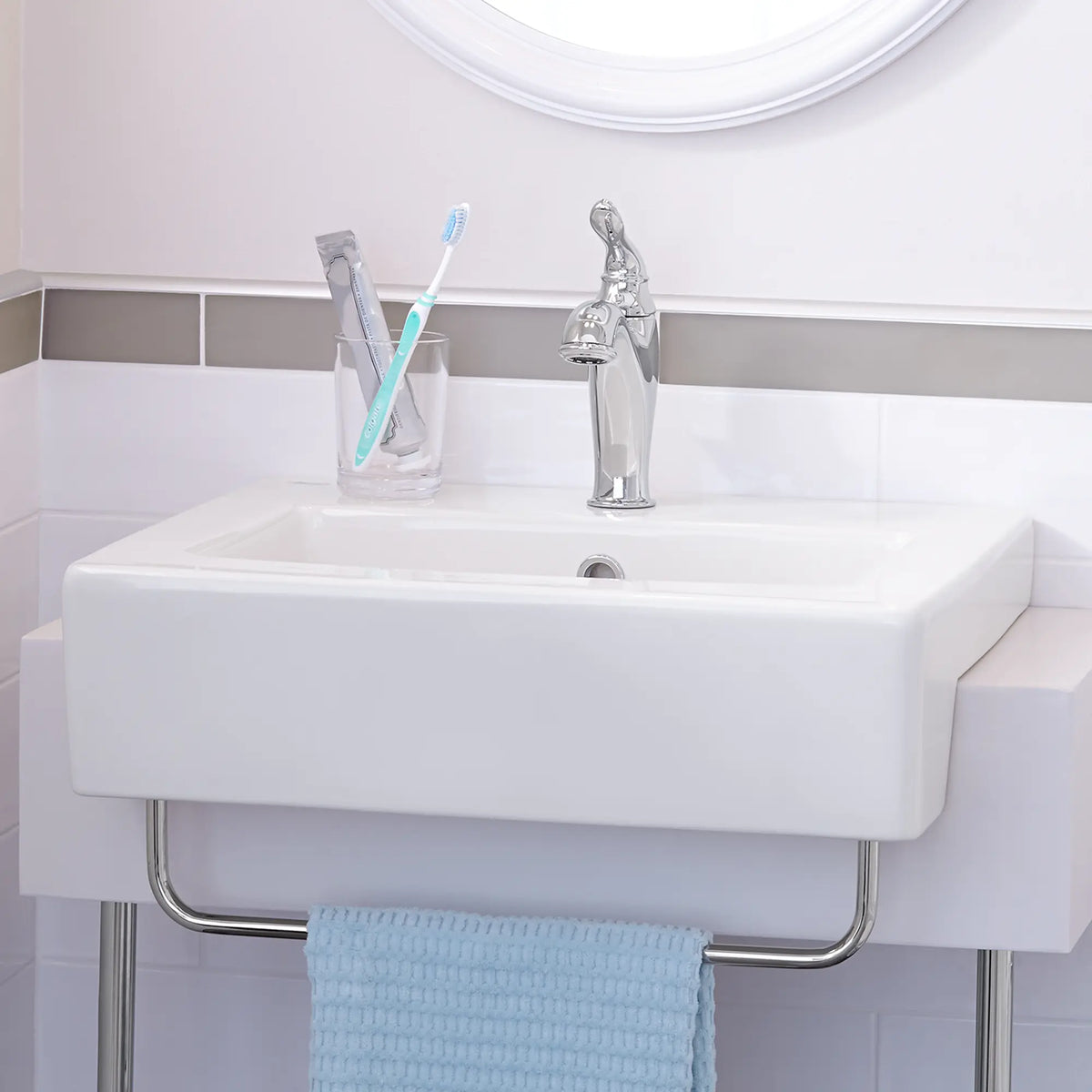 American Standard Boxe Semi-Countertop Sink With Center Hole Only - details