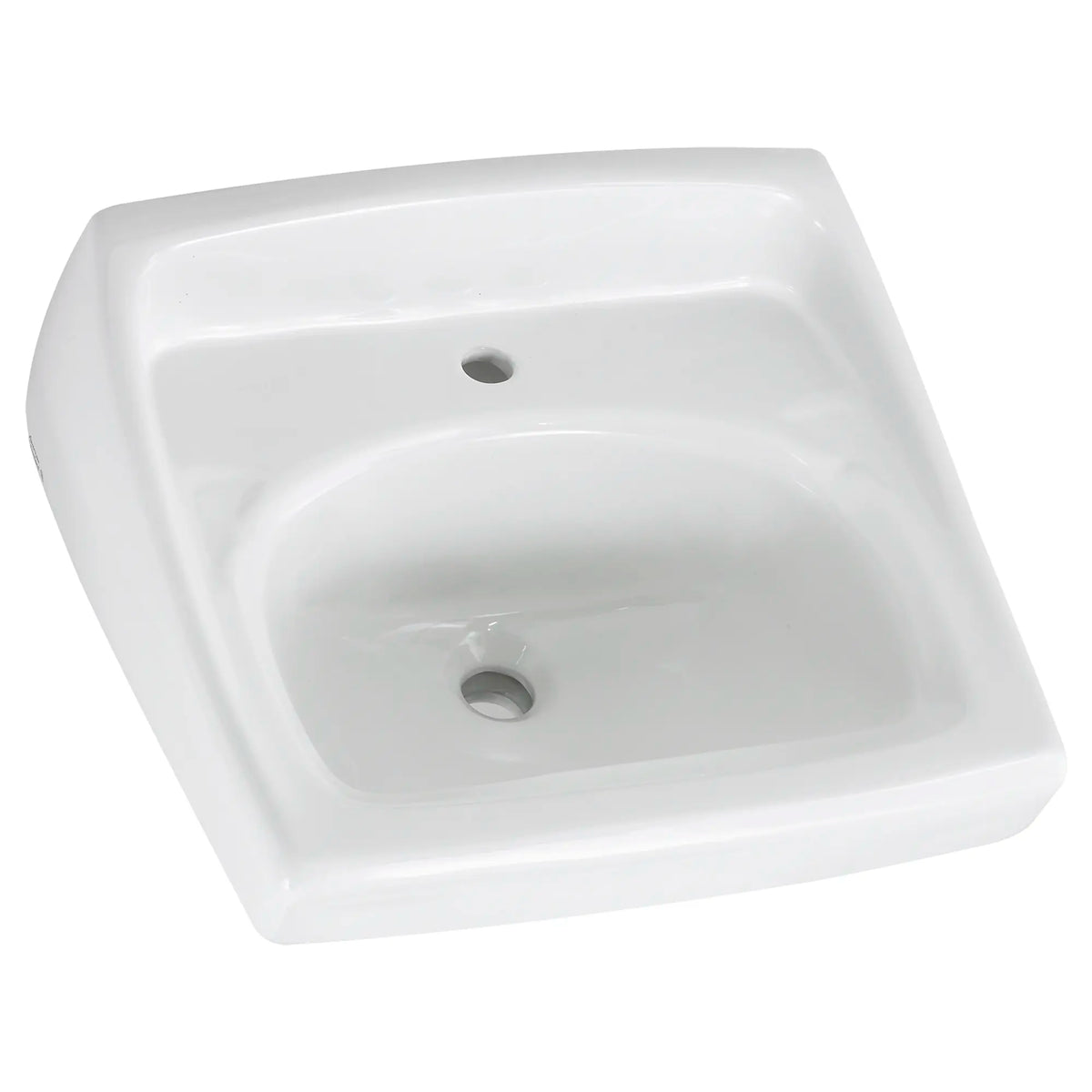 American Standard Lucerne Wall-Hung Sink for Exposed Bracket Support With Center Hole Only - White