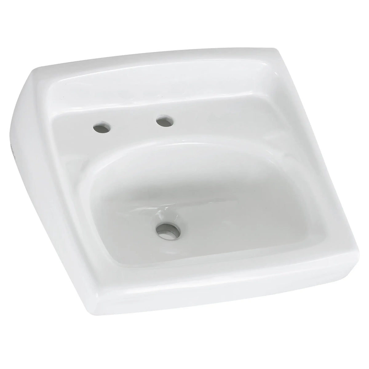 American Standard Lucerne Wall-Hung Sink With Center Hole Only and Extra Left-Hand Hole - product view