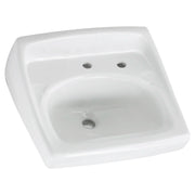 American Standard Lucerne Wall-Hung Sink With Center Hole Only and Extra Right-Hand Hole - White