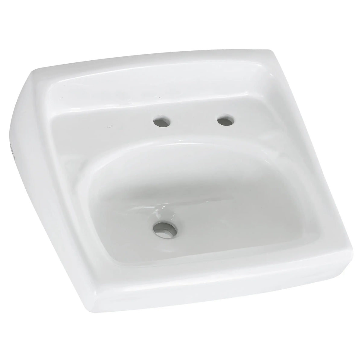 American Standard Lucerne Wall-Hung Sink With Center Hole Only and Extra Right-Hand Hole - product view