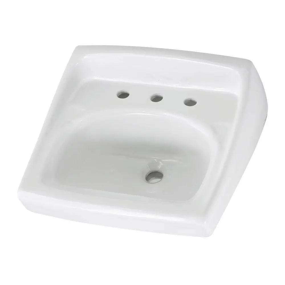 American Standard Lucerne Wall-Hung Sink Less Overflow With 8-Inch Widespread - product view