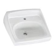 American Standard Lucerne Wall-Hung Sink Less Overflow With Center Hole Only - White