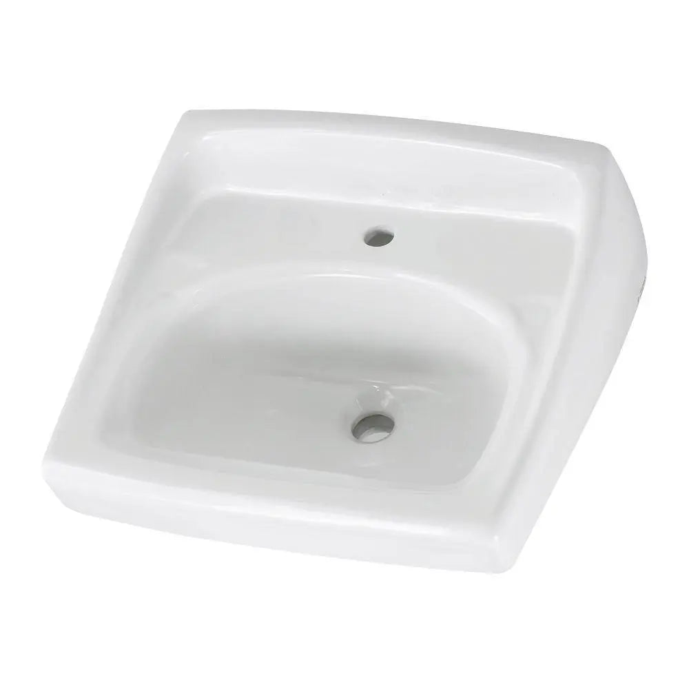 American Standard Lucerne Wall-Hung Sink Less Overflow With Center Hole Only - product view